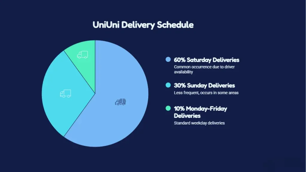 Does UniUni Deliver on Weekends?